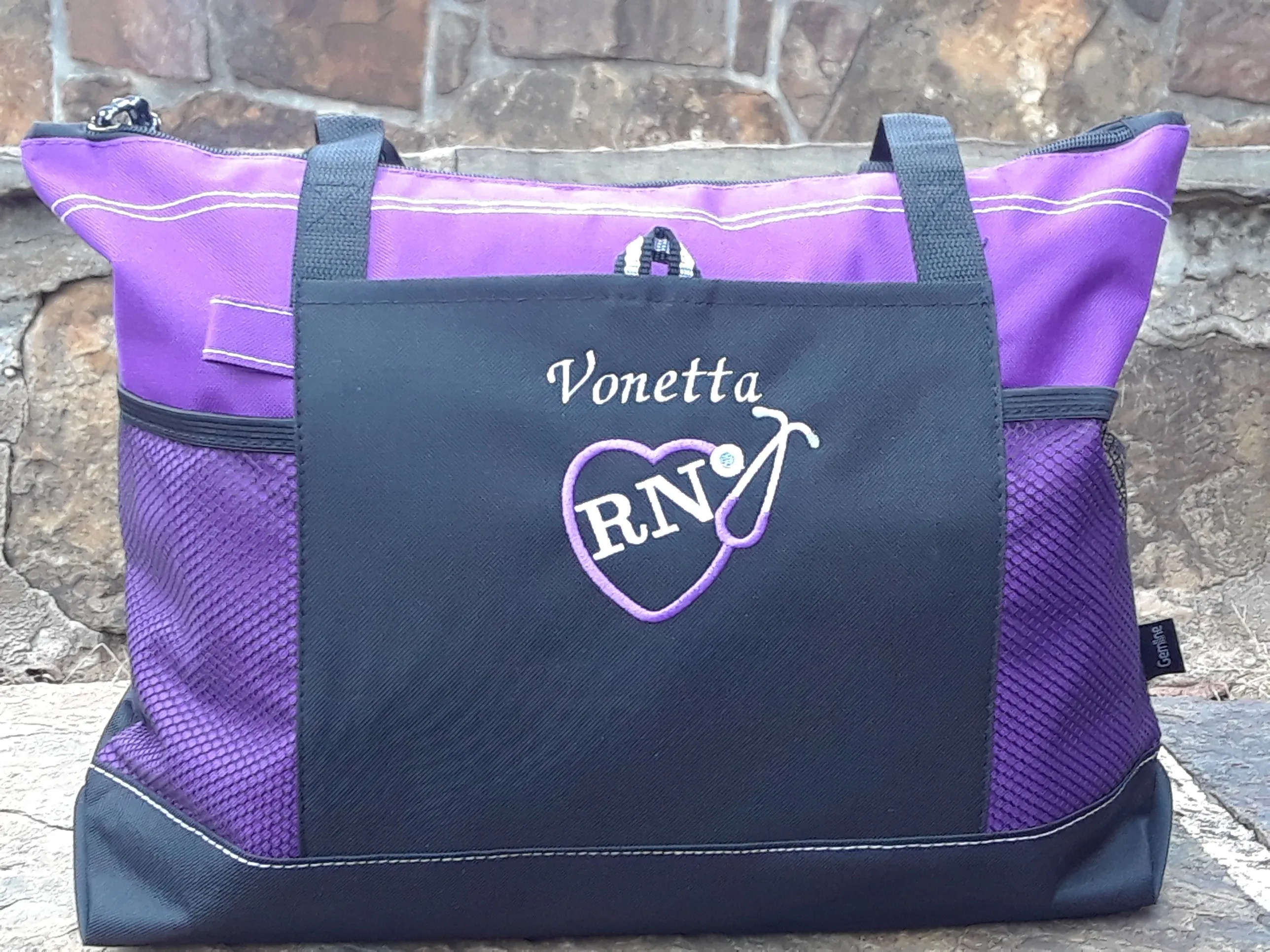 Nurse Tote Bags - Personalized | For RN, LPN, CNA, CMA, MA, ANY TITLE