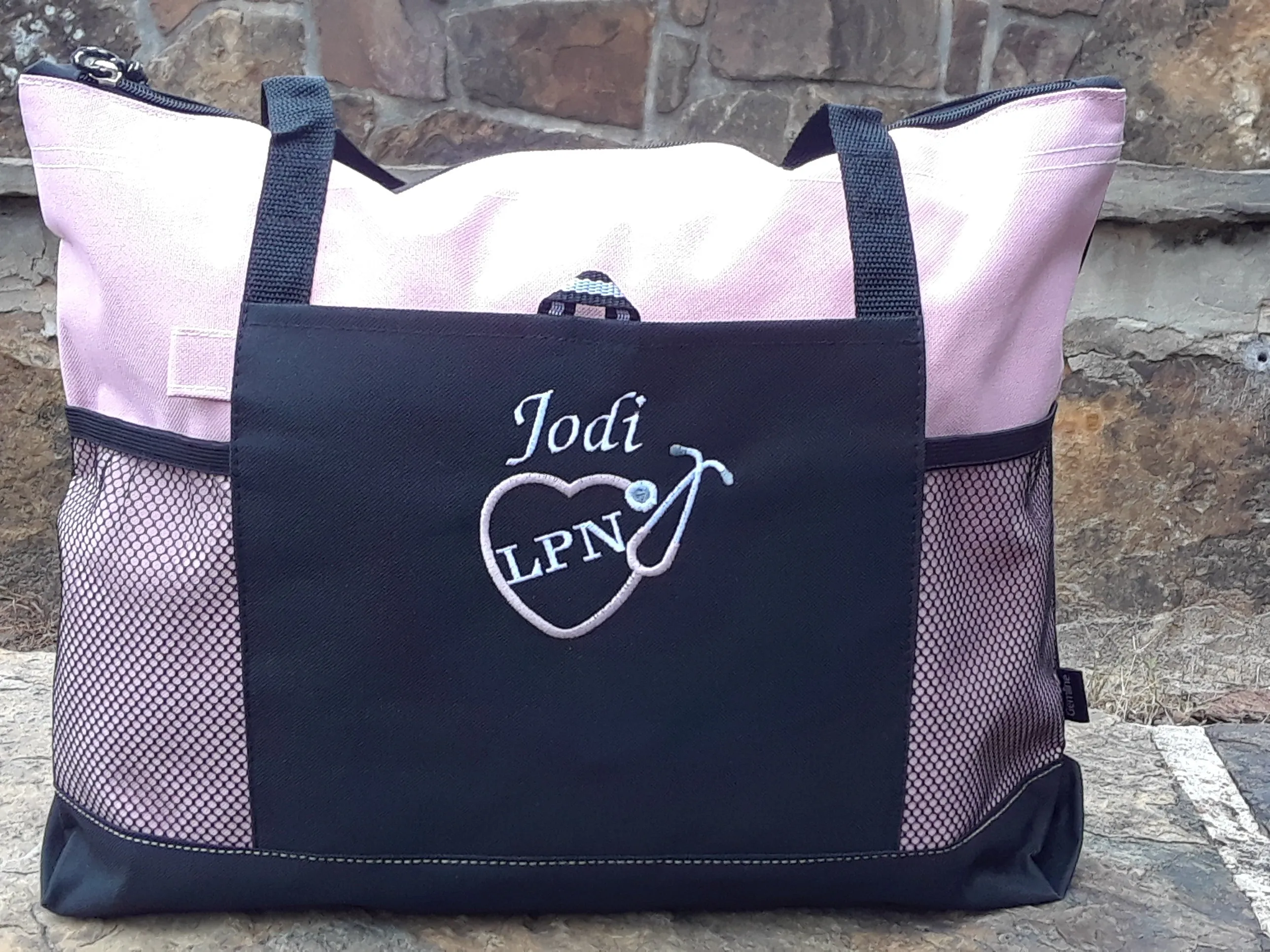 Nurse Tote Bags - Personalized | For RN, LPN, CNA, CMA, MA, ANY TITLE