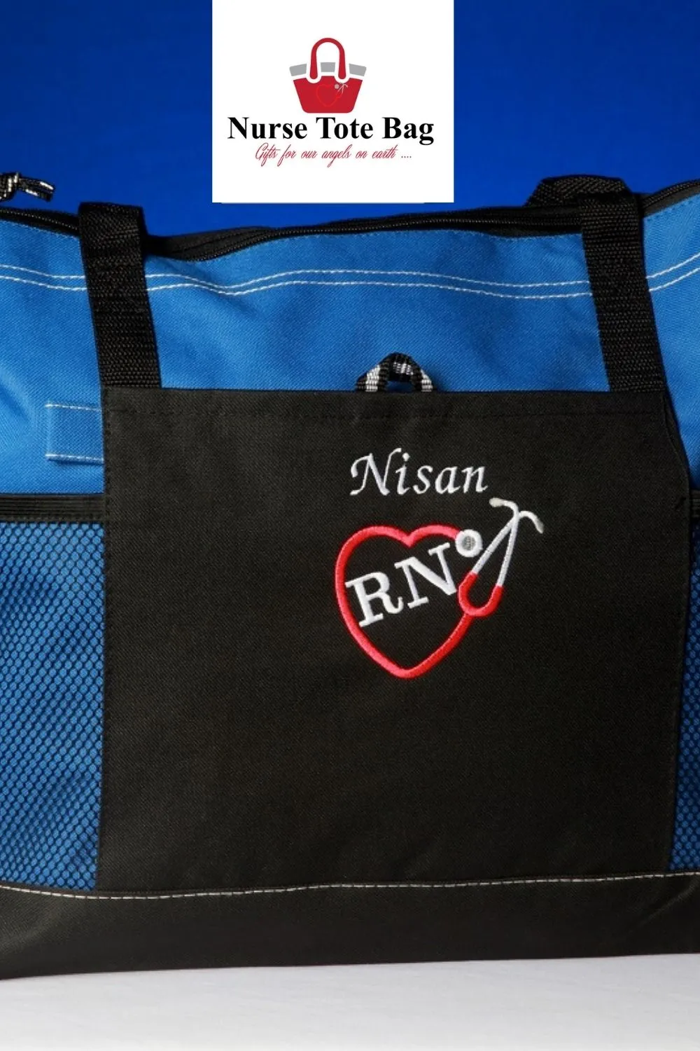 Nurse Tote Bags - Personalized | For RN, LPN, CNA, CMA, MA, ANY TITLE