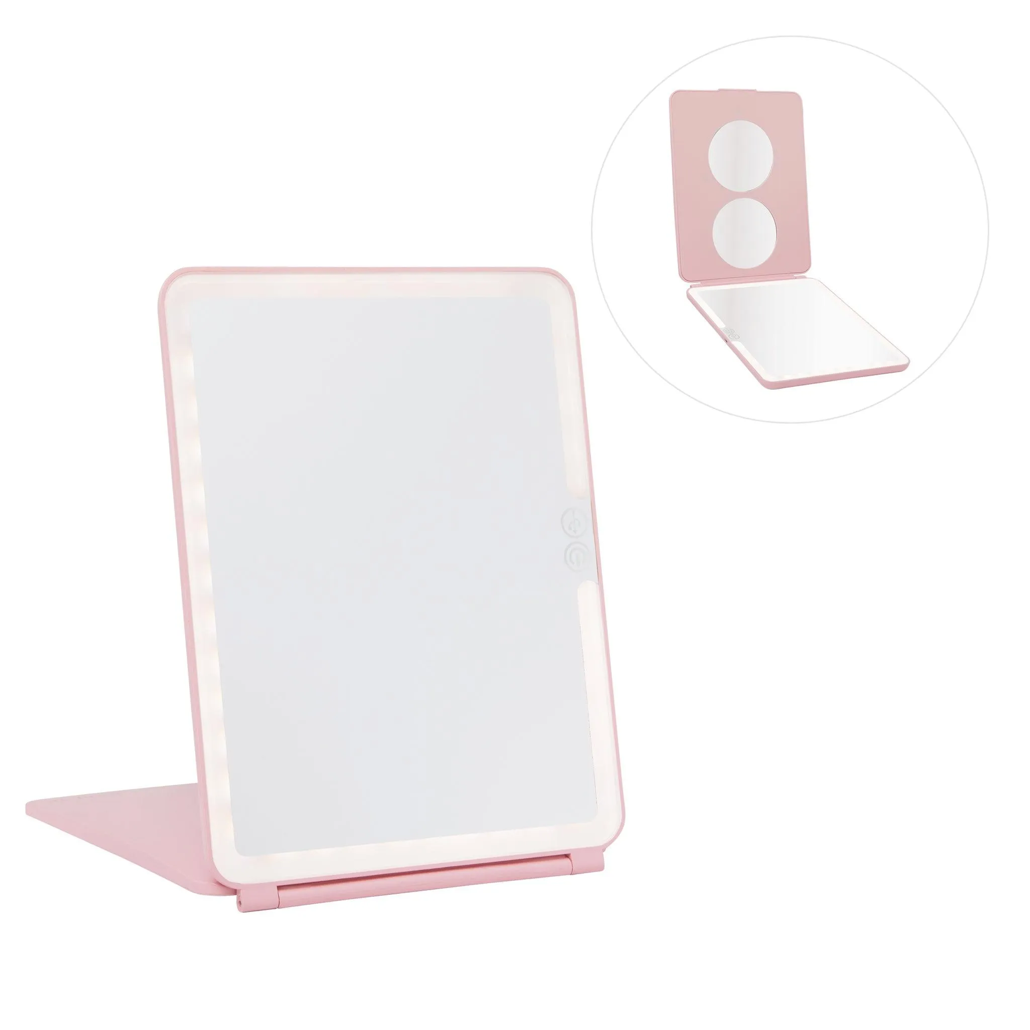 On the go LED Mirror (Pink)