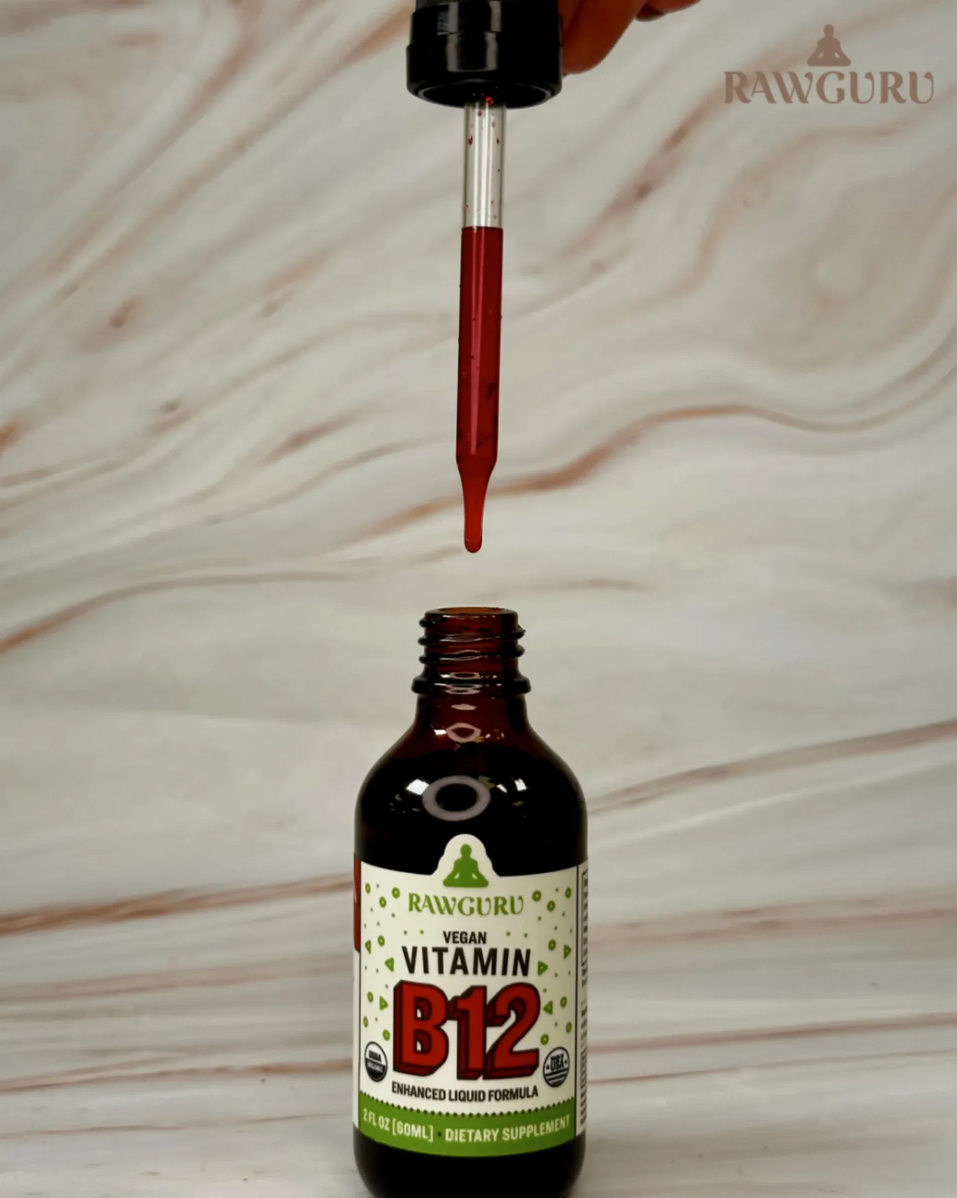 Organic Vegan Vitamin B12 Tincture (6 month supply)