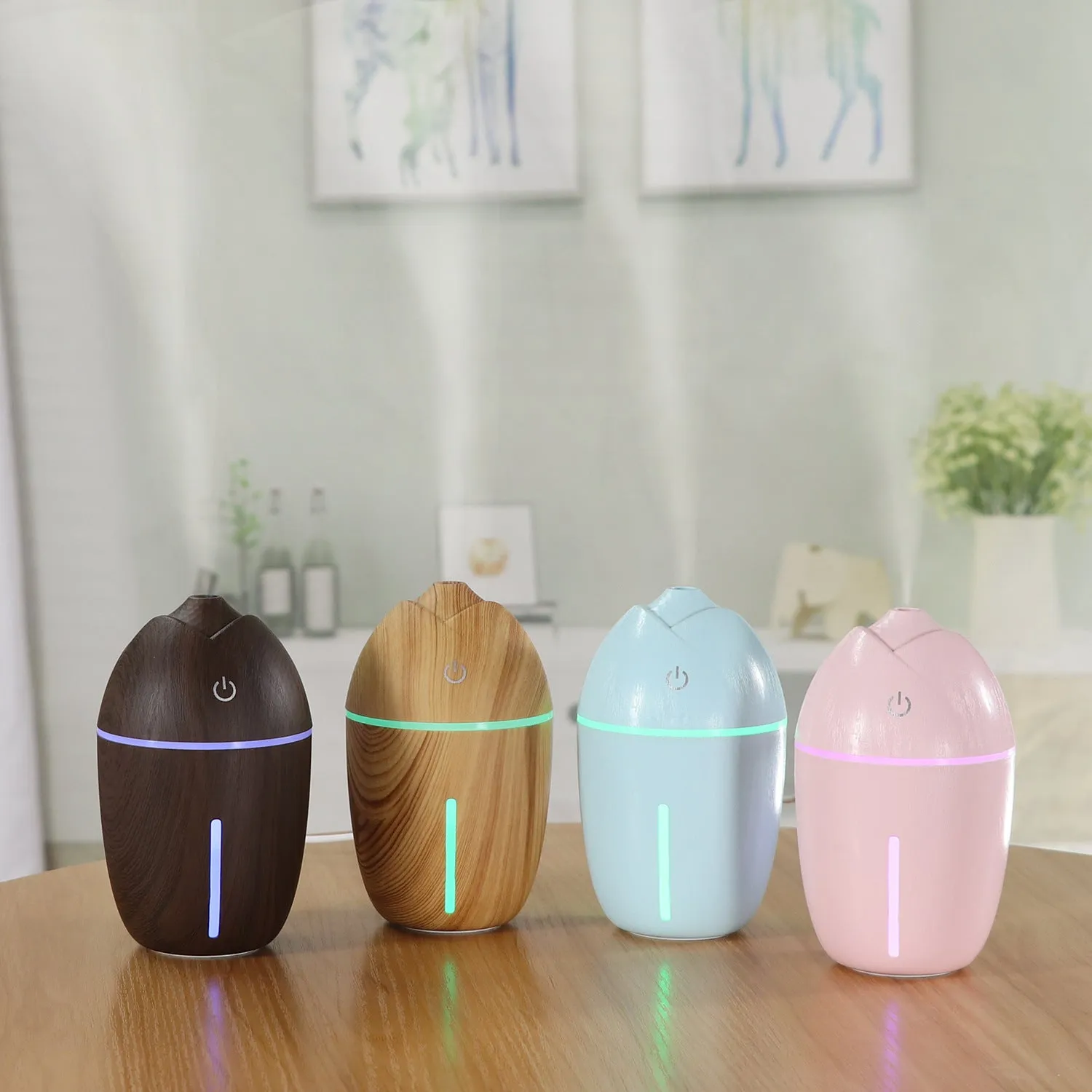 Original 180ml Car Ultrasonic Aroma Diffuser Portable Humidifier
