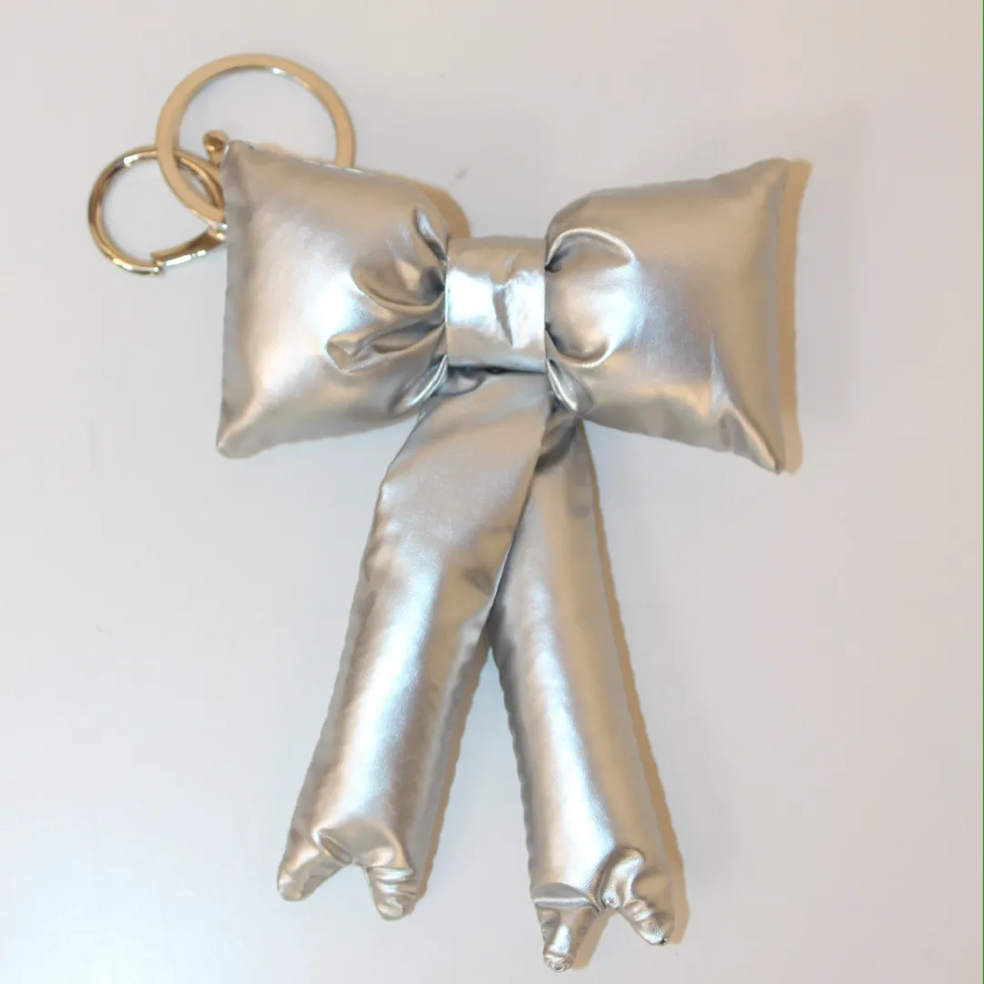 Padded Ribbon Keychain