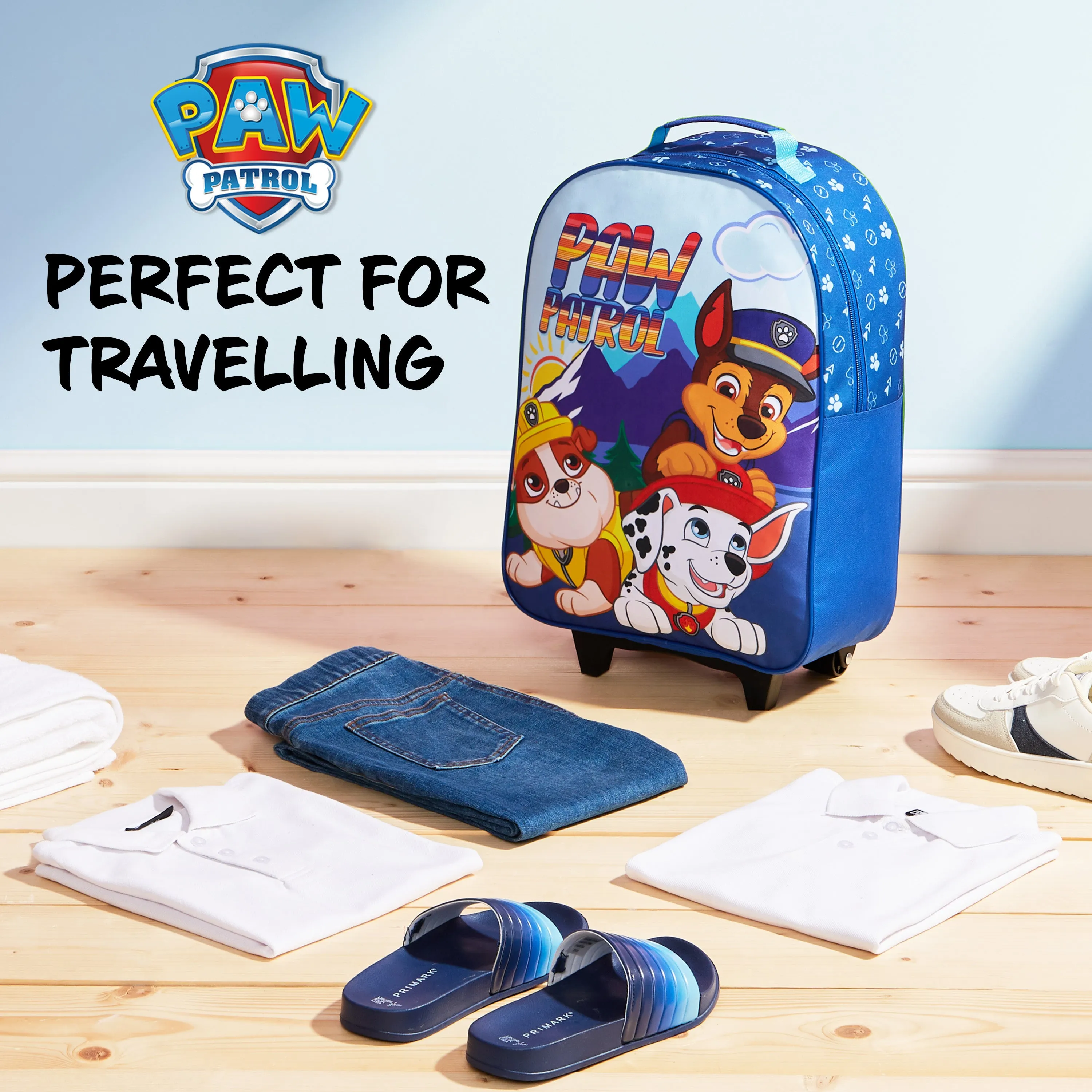 Paw Patrol Carry On Suitcase for Kids Bag Travel Bag with Wheels Cabin