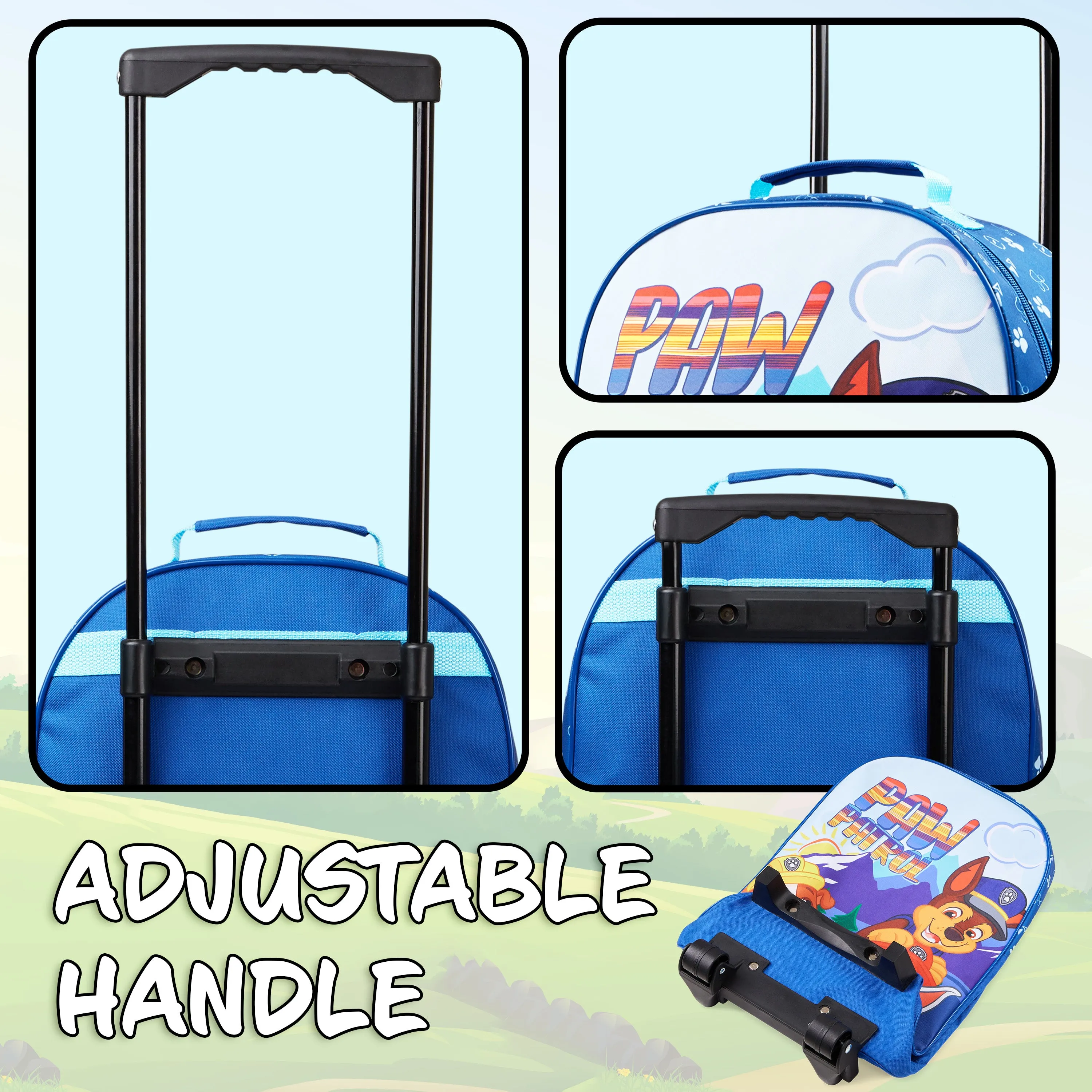 Paw Patrol Carry On Suitcase for Kids Bag Travel Bag with Wheels Cabin
