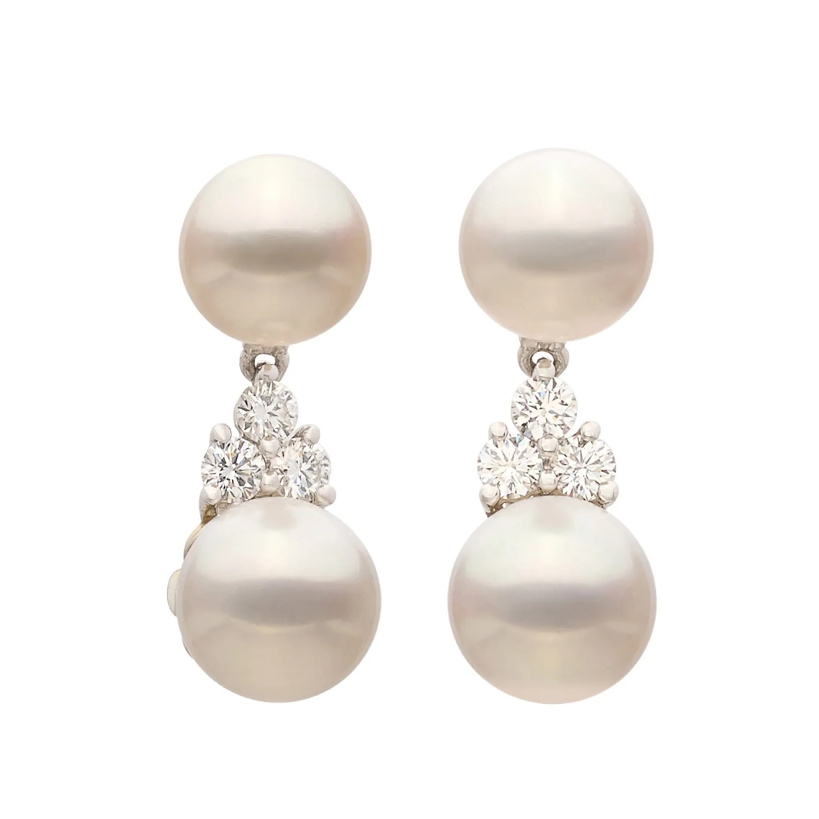 Pearl & Diamond "Aria" Earrings by Tiffany & Co.