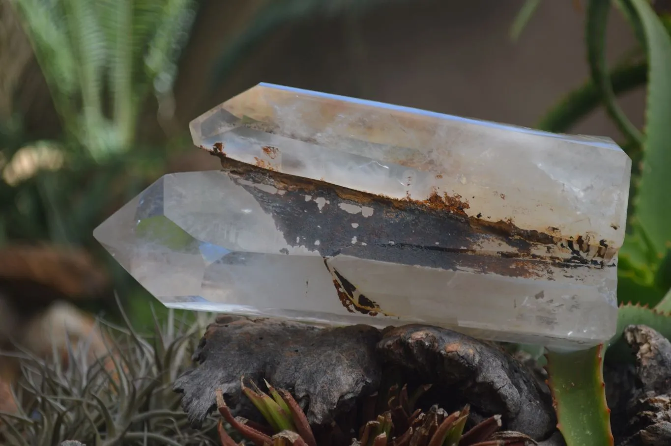 Polished Large Twin Flame Clear Quartz Crystal Point x 1 From Madagascar