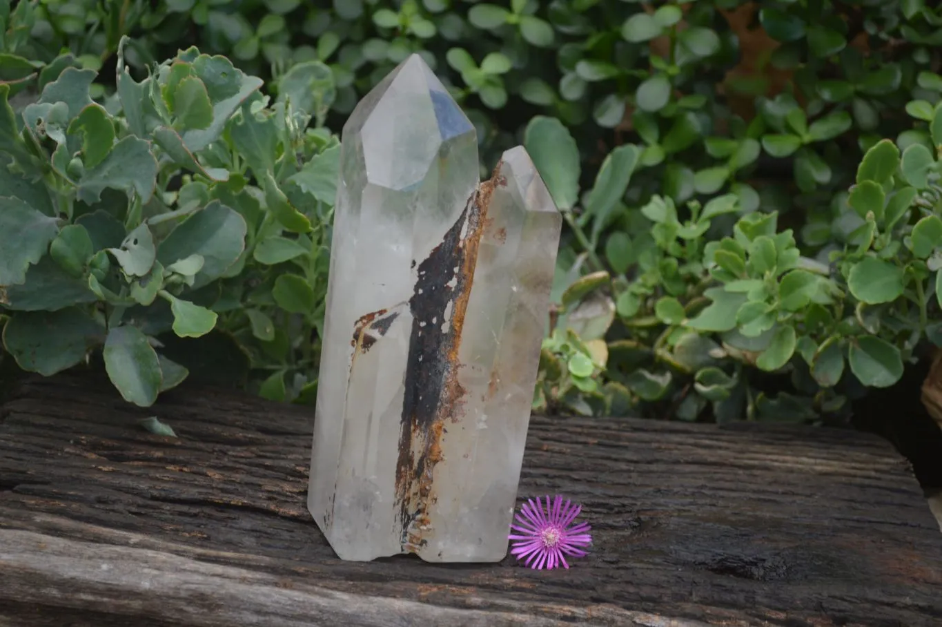 Polished Large Twin Flame Clear Quartz Crystal Point x 1 From Madagascar