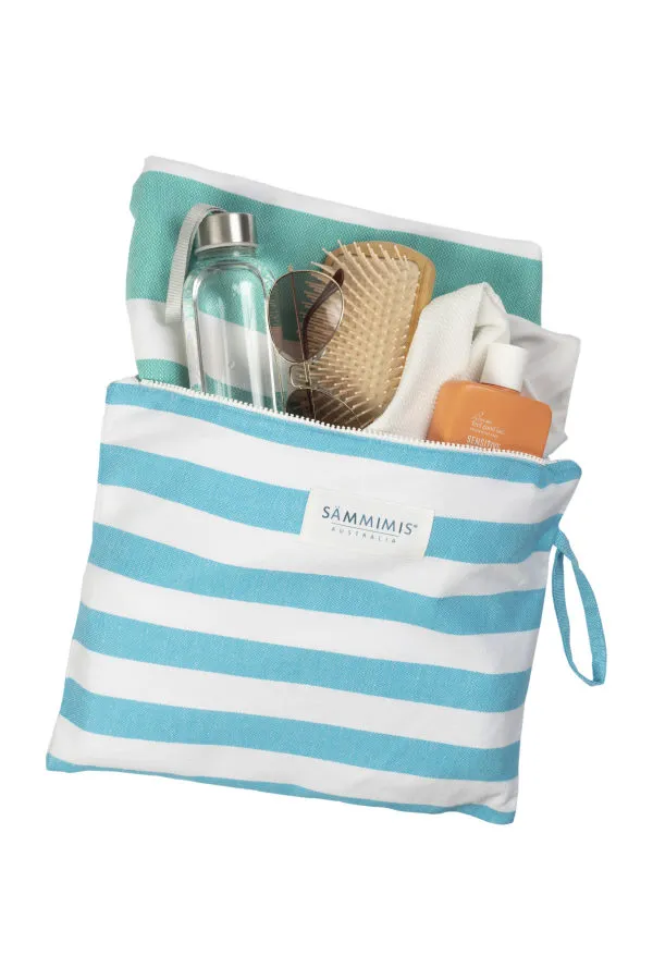 POROS Maxi Wet Bag: Aqua/White