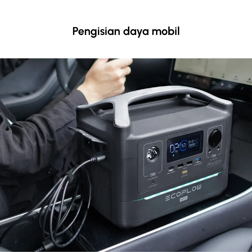 POWER STATION PORTABLE ECOFLOW RIVER MAX 288Wh  BATTERY 288Wh