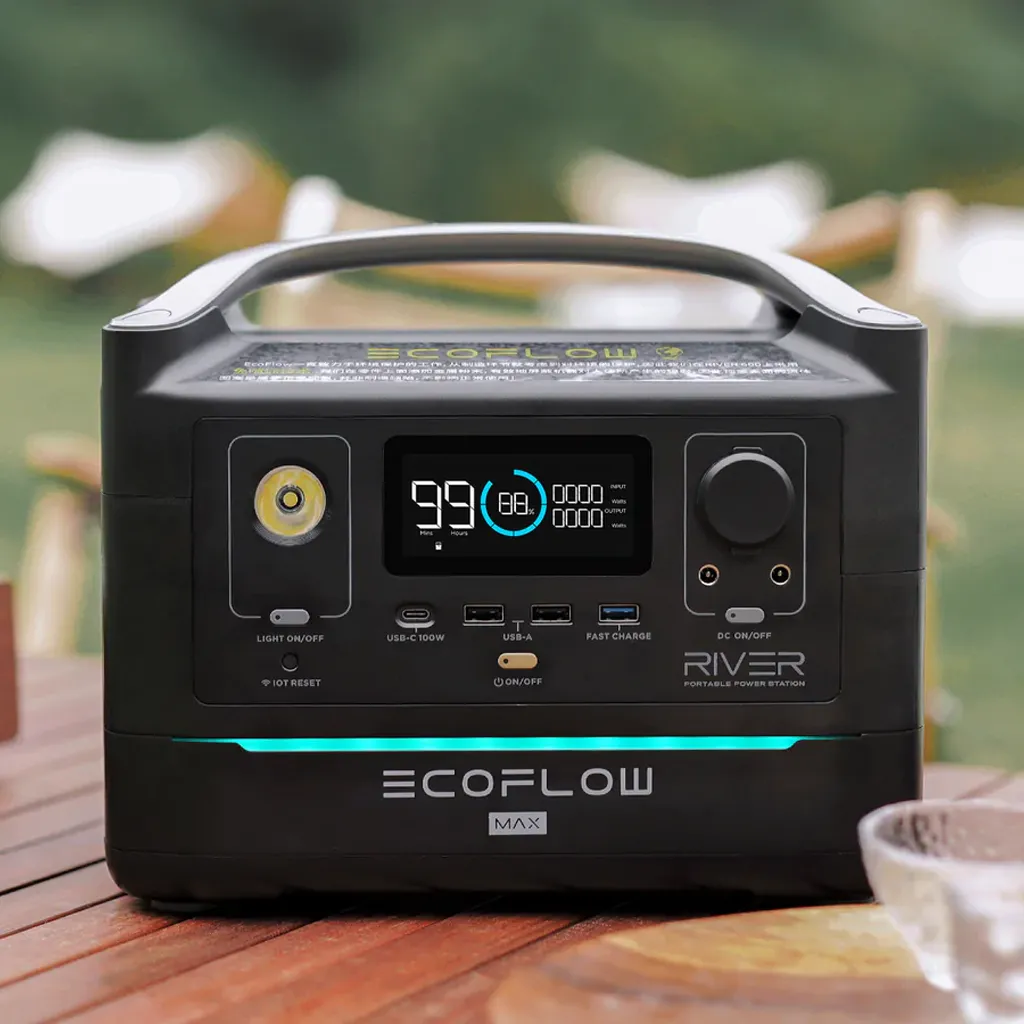 POWER STATION PORTABLE ECOFLOW RIVER MAX 288Wh  BATTERY 288Wh