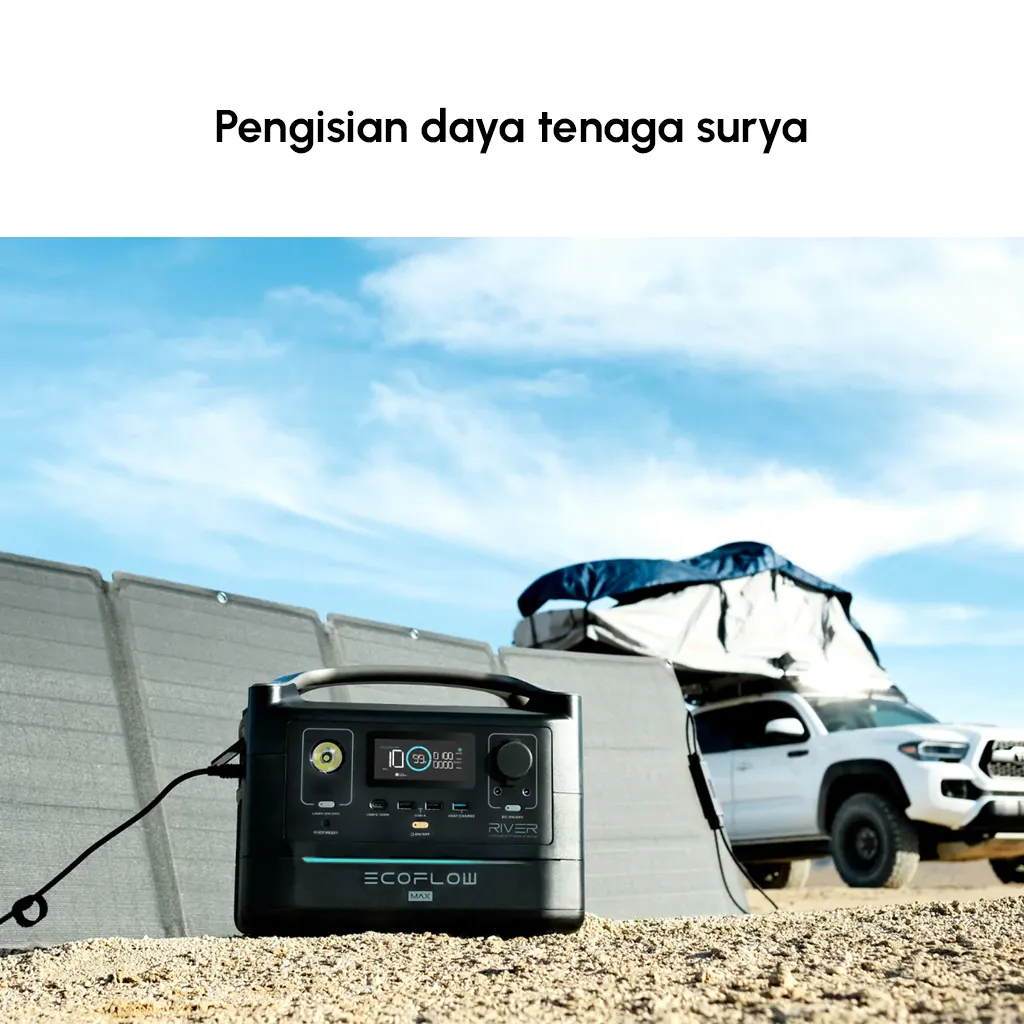 POWER STATION PORTABLE ECOFLOW RIVER MAX 288Wh  BATTERY 288Wh