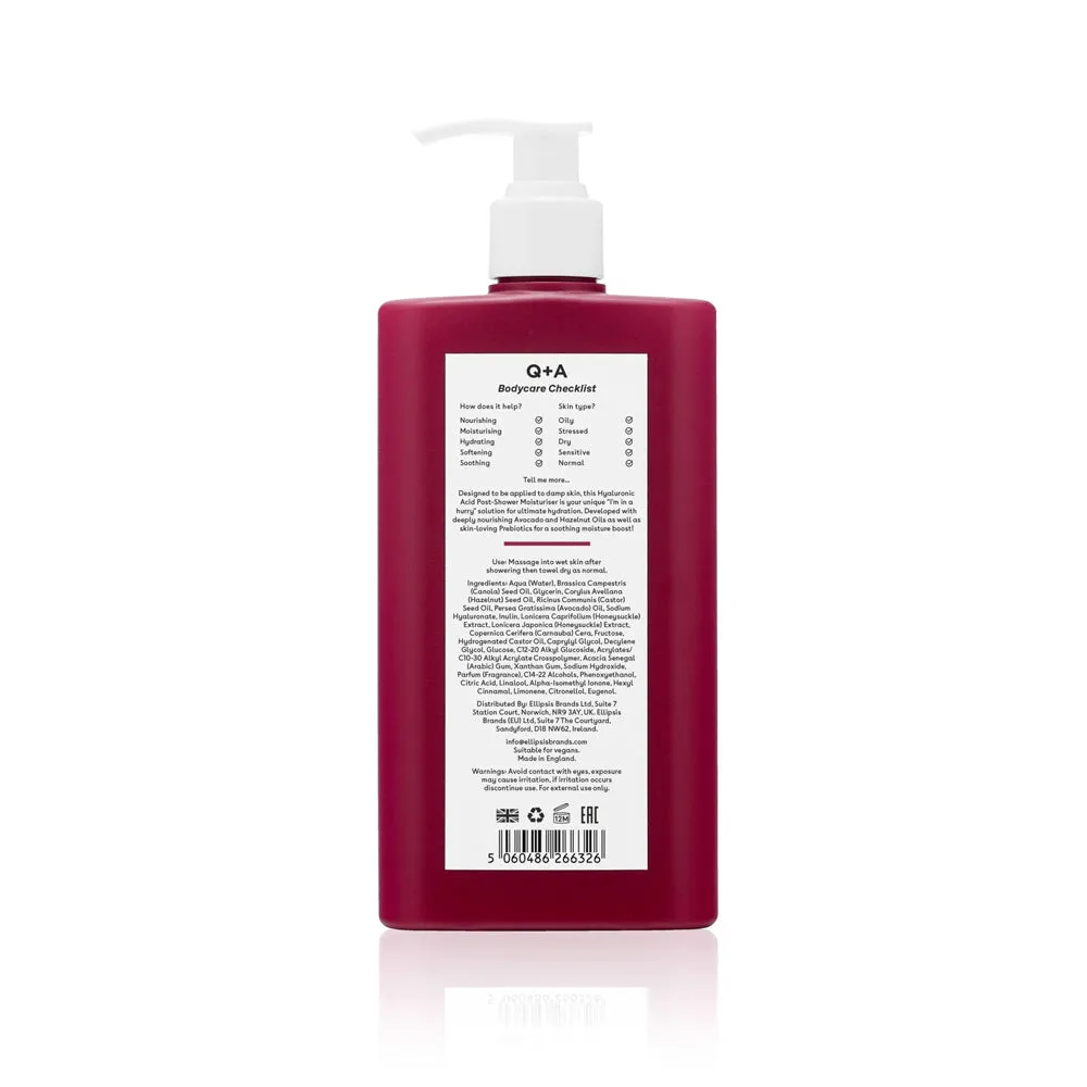 Q A Hyaluronic Acid Post-Shower Moisturiser