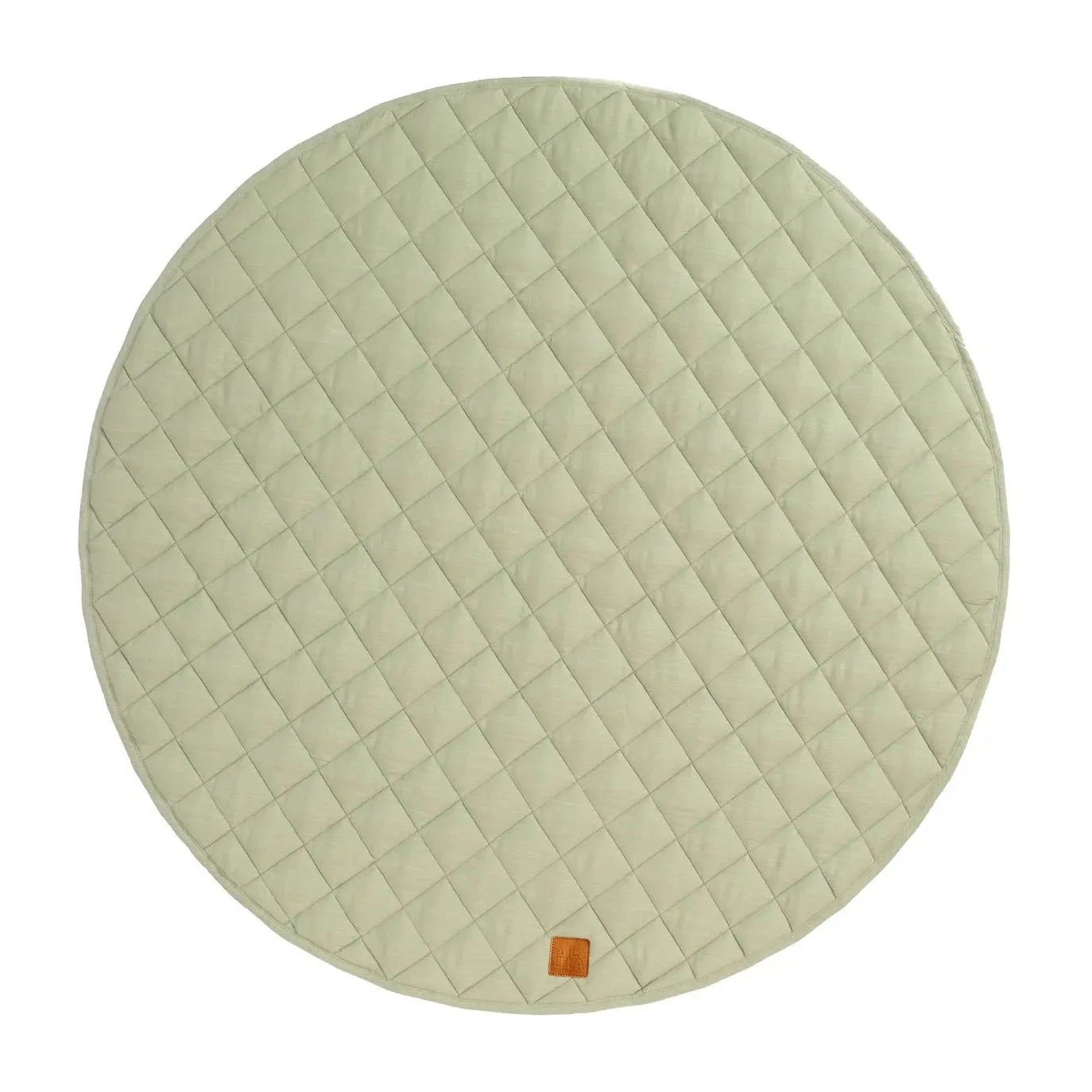 Quilted Reversible linen playmat - Sage