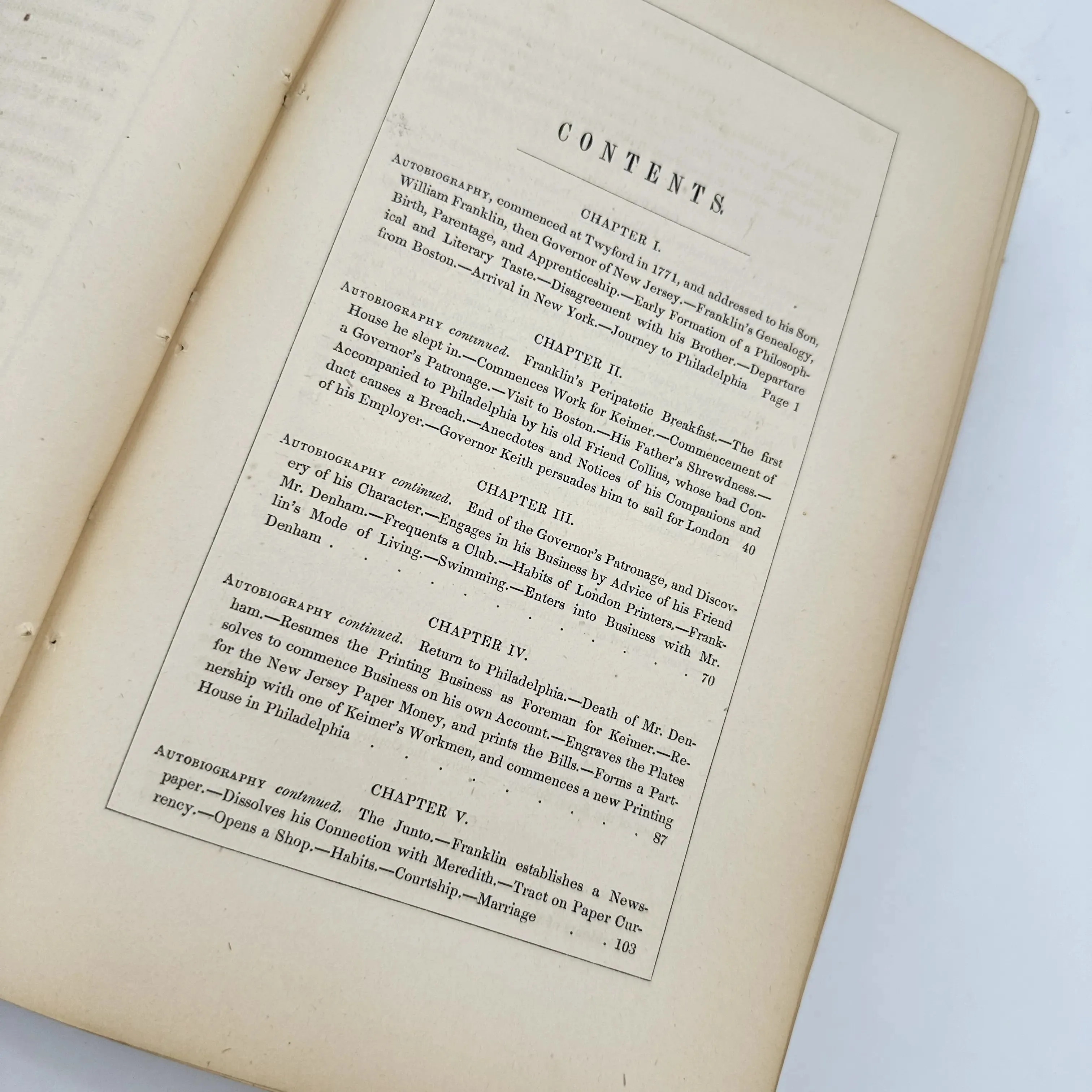 "Benjamin Franklin, His Autobiography: With A Narrative Of His Public Life And Services" by H. Hastings Weld