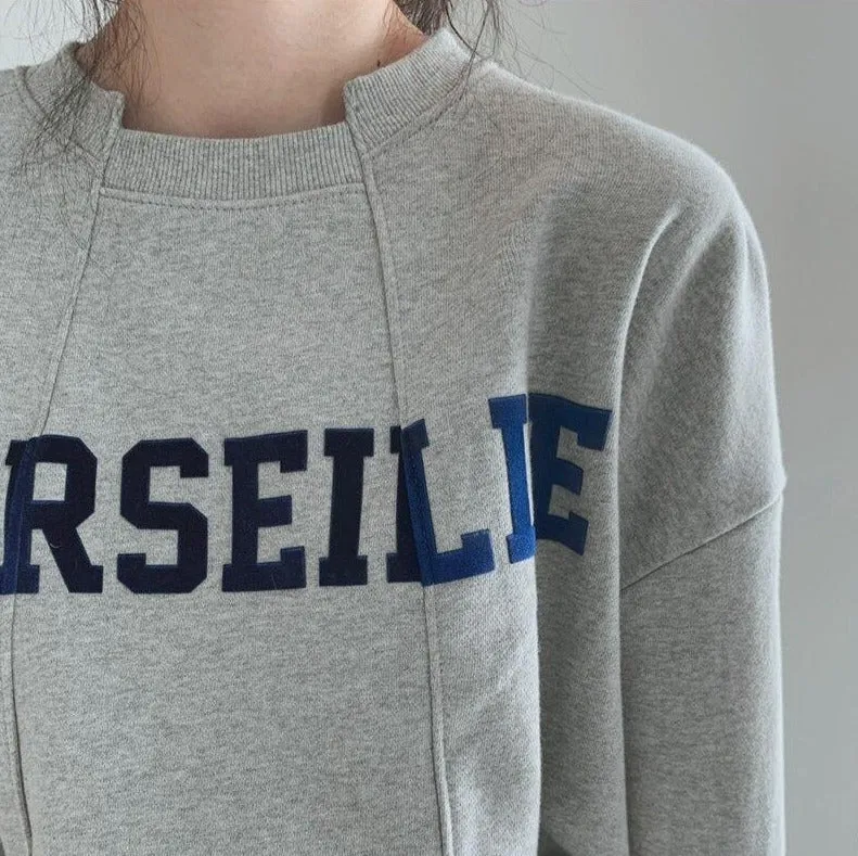 "MARSEILLE" Sweater With Unique Collar