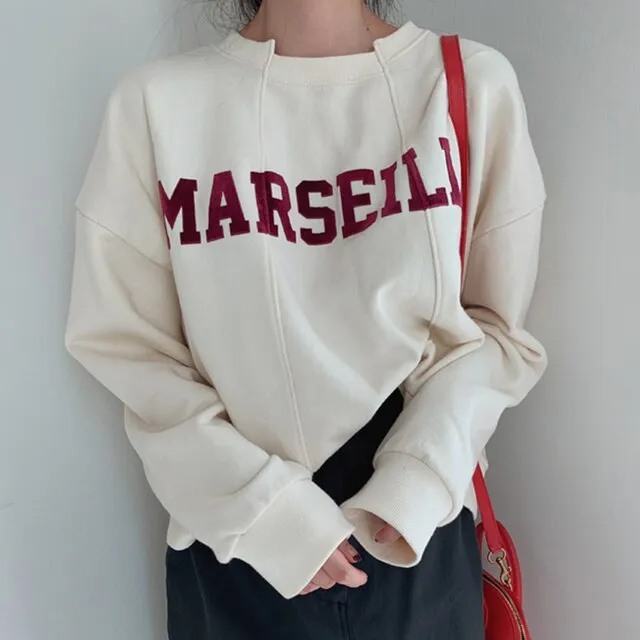 "MARSEILLE" Sweater With Unique Collar