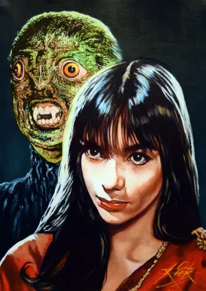 Rick Melton - Jacquline Pearce - Scream Queens - Art Print