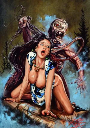 Rick Melton - XTRO - Erotic Horror - Art Print