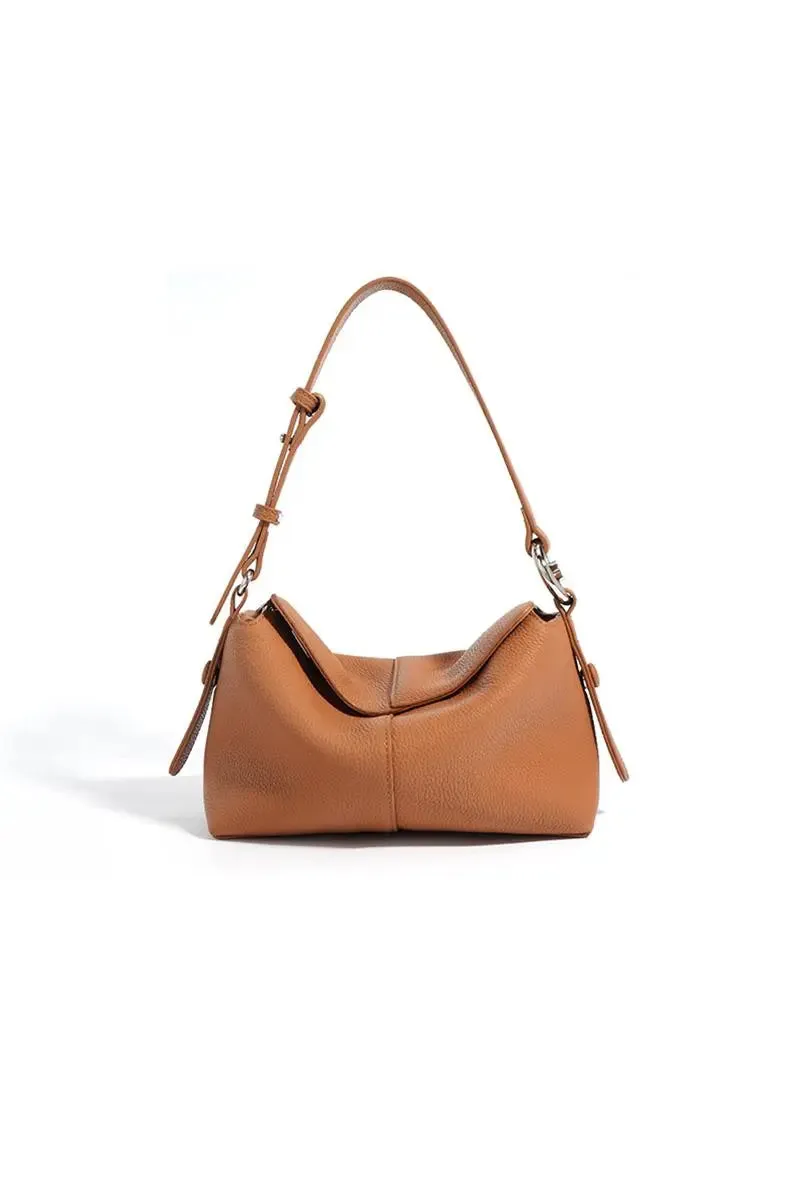 Small Calfskin Leather Shoulder Bag