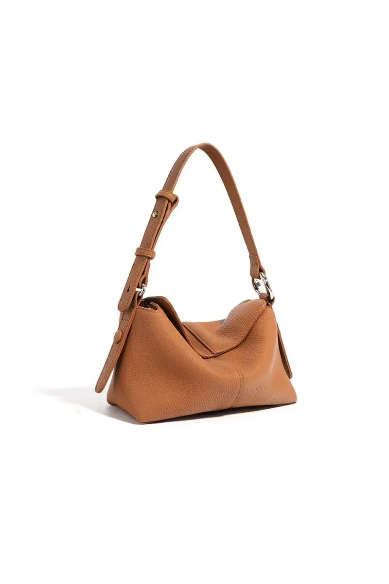 Small Calfskin Leather Shoulder Bag