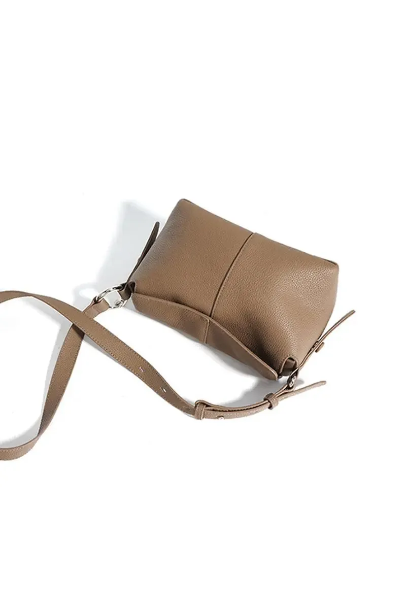 Small Calfskin Leather Shoulder Bag