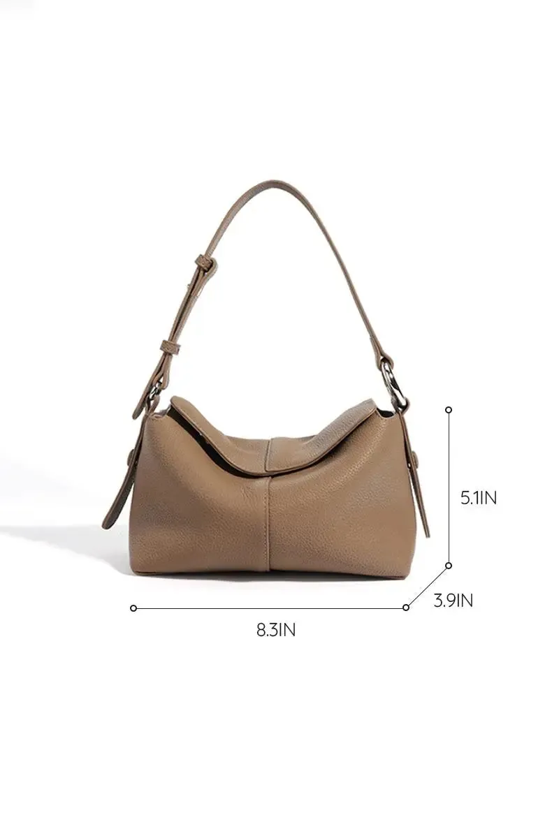 Small Calfskin Leather Shoulder Bag
