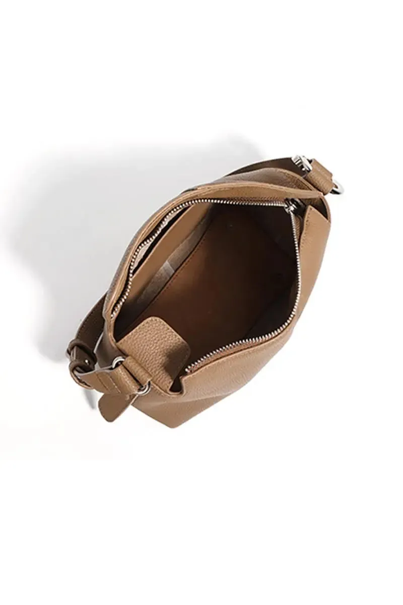 Small Calfskin Leather Shoulder Bag
