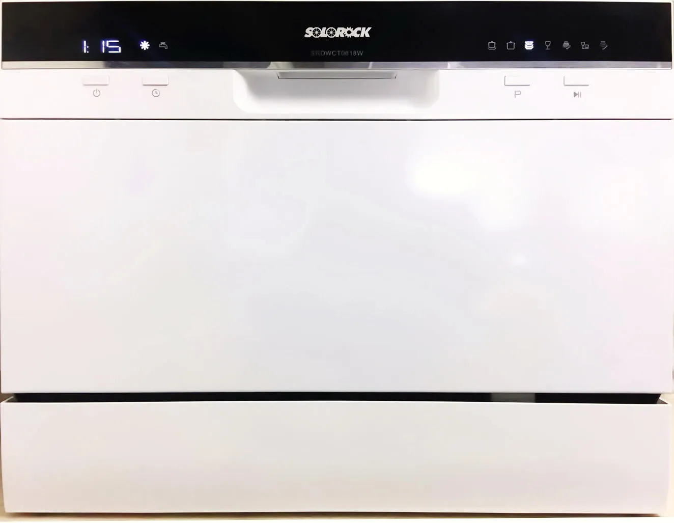 SoloRock 6 Settings Countertop Dishwasher - White