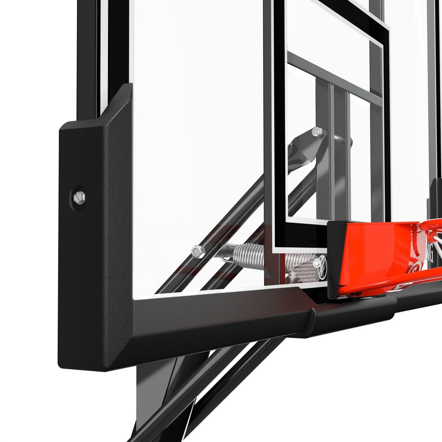 Spalding 50" Performance Acrylic Exactaheight Portable Basketball Hoop