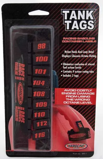 TANK TAGS™ OCTANE FUEL BAND LABELS