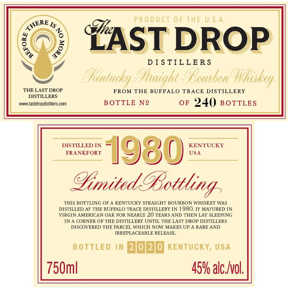 The Last Drop XIX 1980 Buffalo Trace