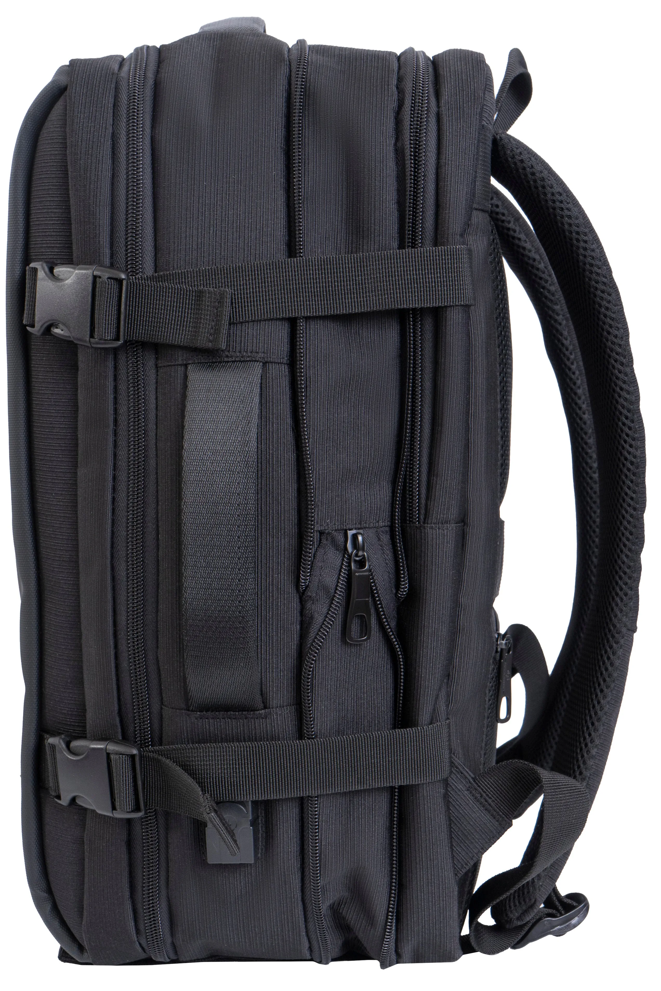 The Mitchell | 18-In Tarpaulin Expandable Travel Backpack with USB Port