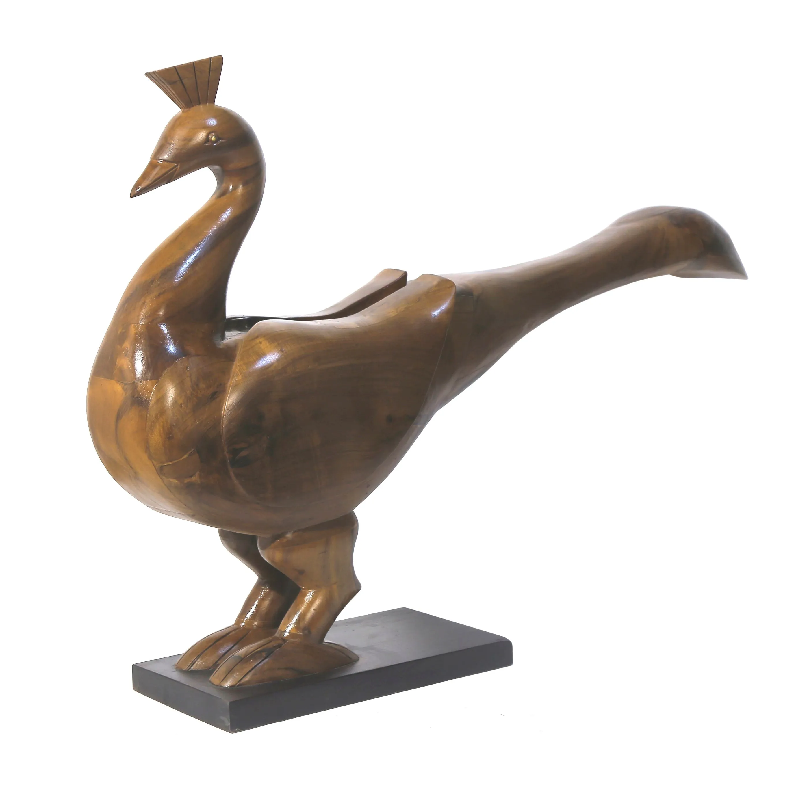 Unique Handmade Wooden Peacock Showpiece