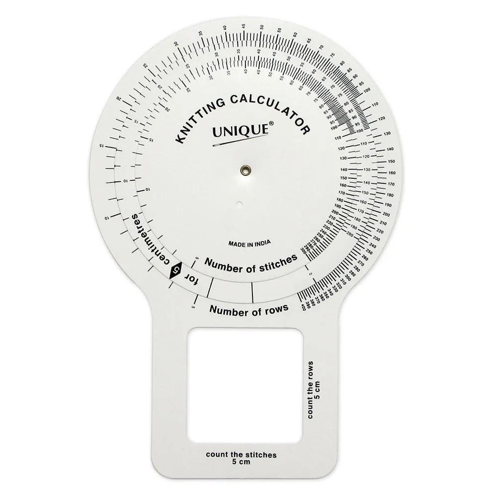 UNIQUE KNITTING Knitting Calculator