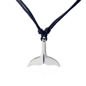 Unique Tibetan Silver Shark Tail Necklace