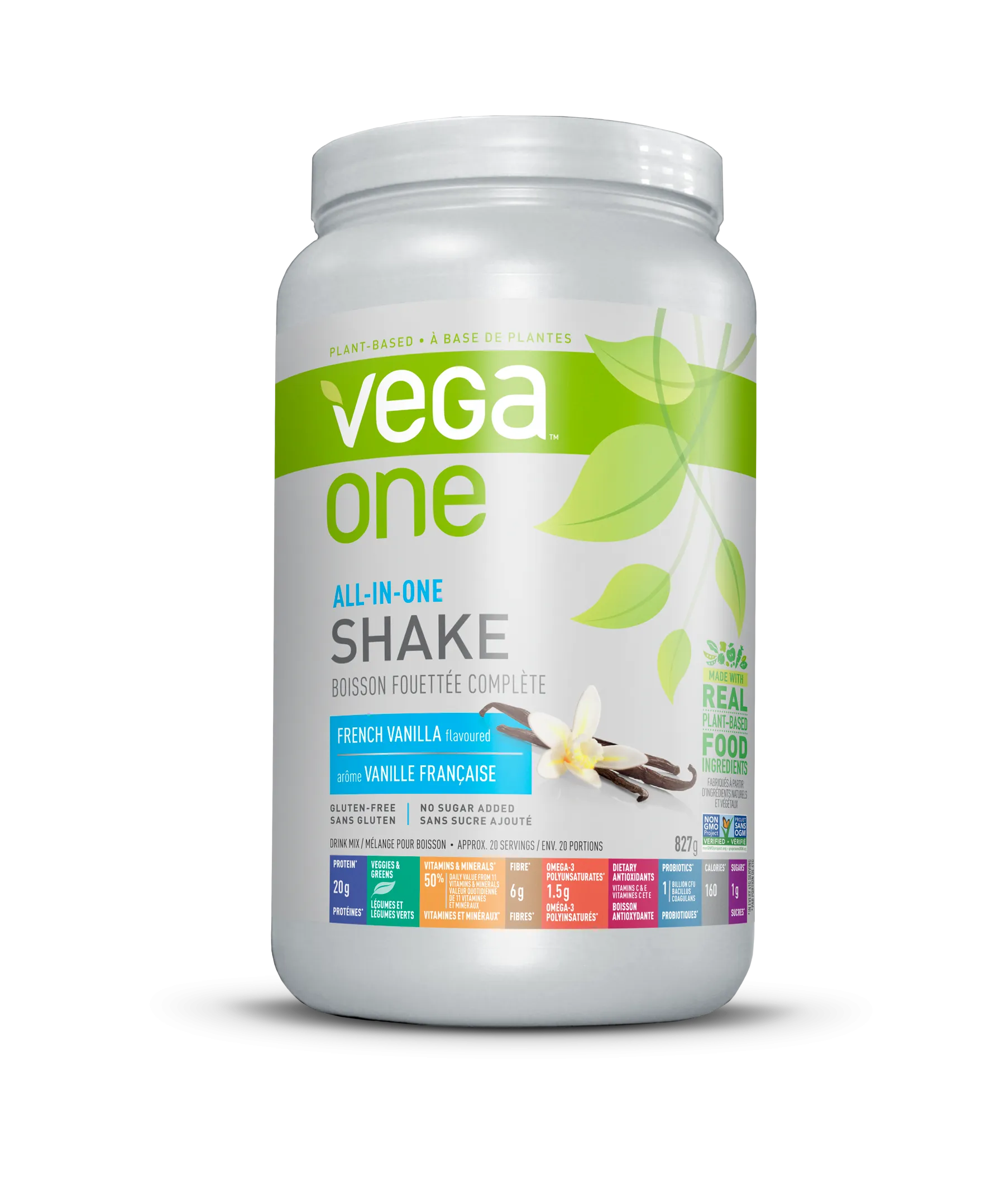 Vega One All-In-One French Vanilla Shake 829g