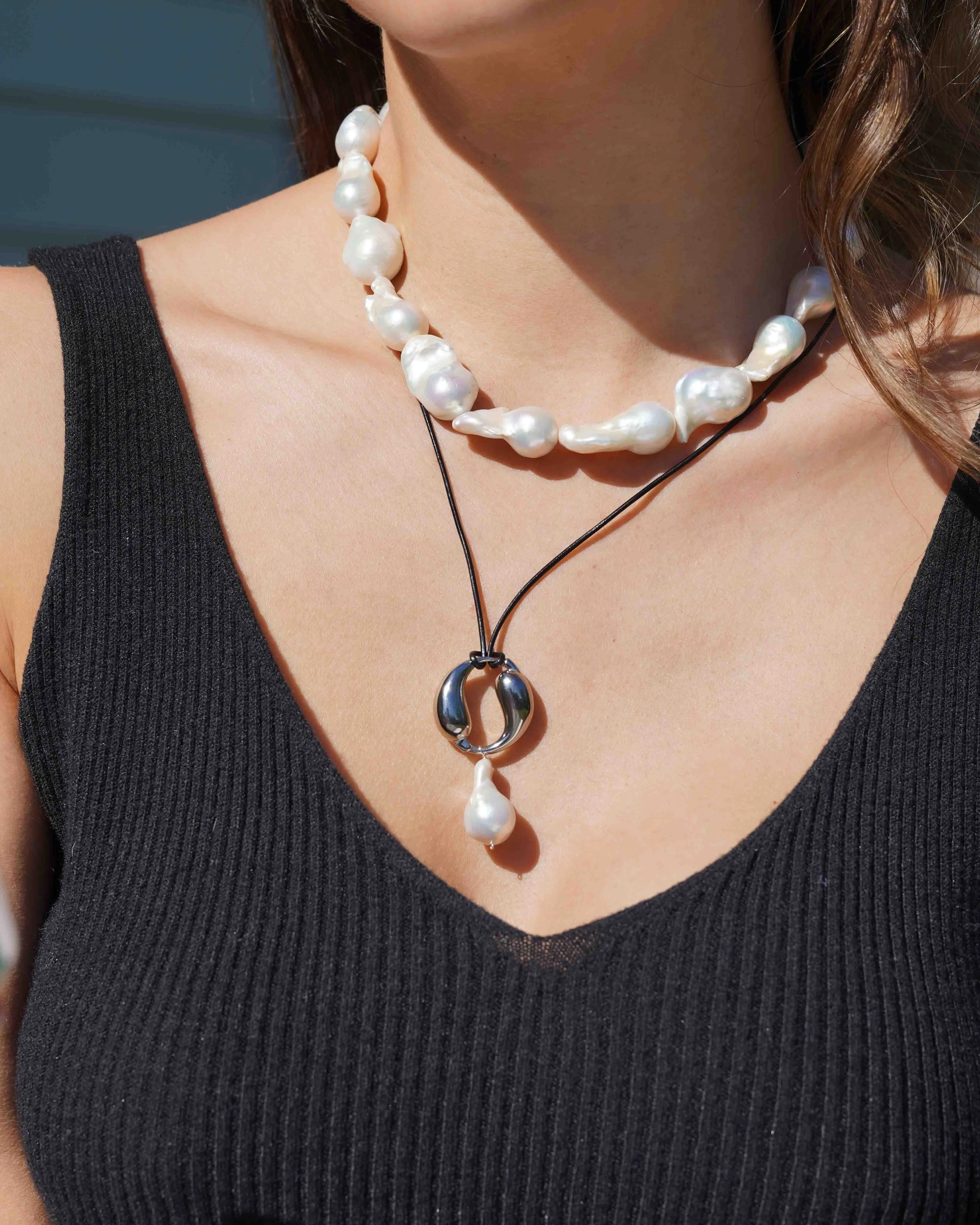 Vegan Bold Baroque Necklace
