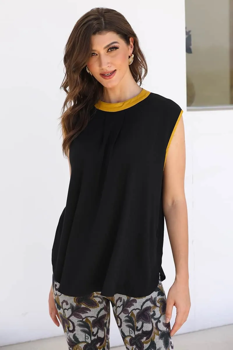 Vegan Leather Top
