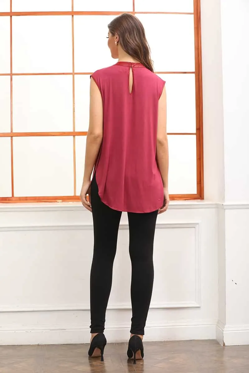Vegan Leather Top