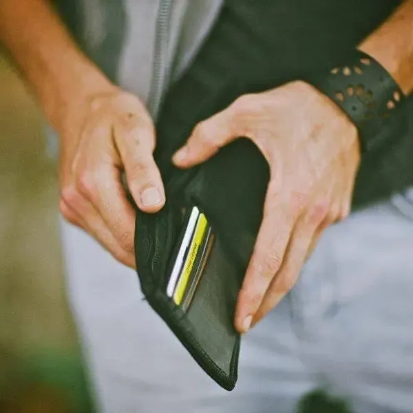 Vegan upcycled fertile wallet