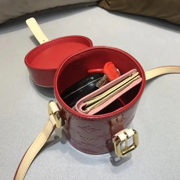 Vintage Monogram Vernis Mini Container Bag Red 2019