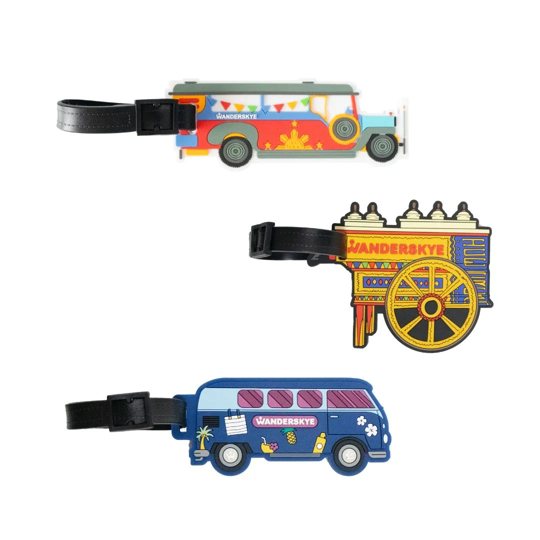 Wanderskye PVC Bag Tags - Viaje Series