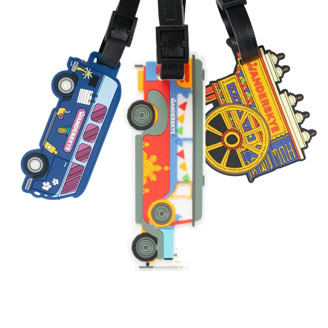 Wanderskye PVC Bag Tags - Viaje Series