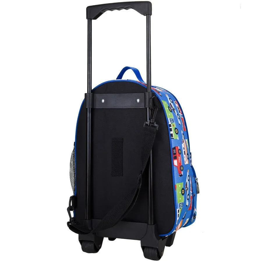 Wildkin Olive Kids Heroes Rolling Luggage Trolley Bag