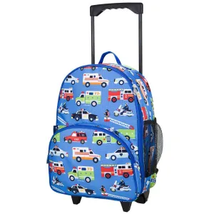Wildkin Olive Kids Heroes Rolling Luggage Trolley Bag