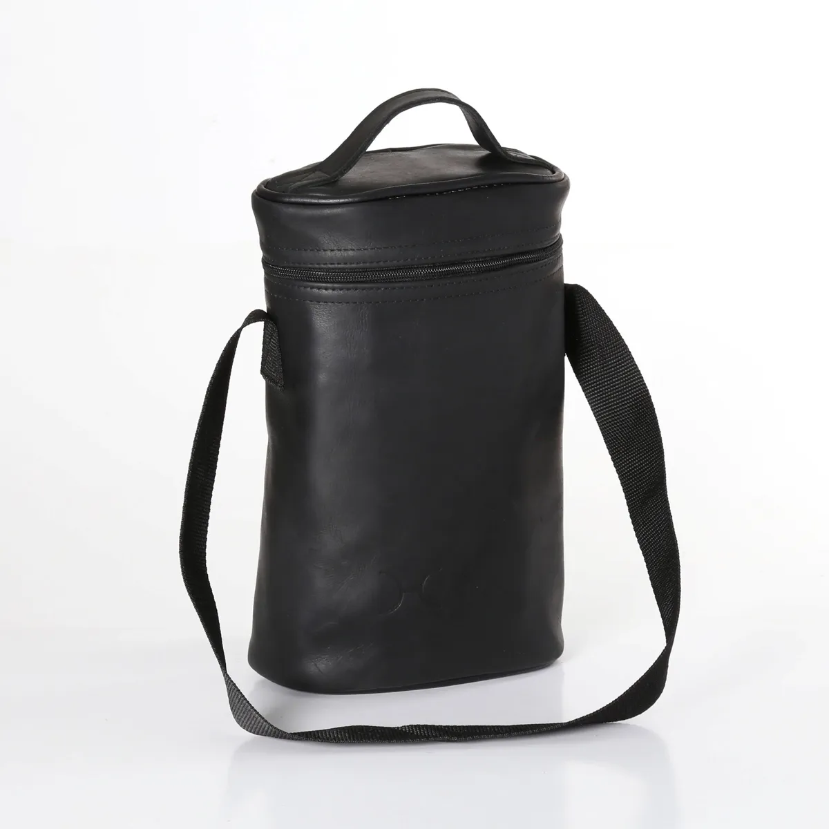 Wine Cooler Double Carry Bag Leather