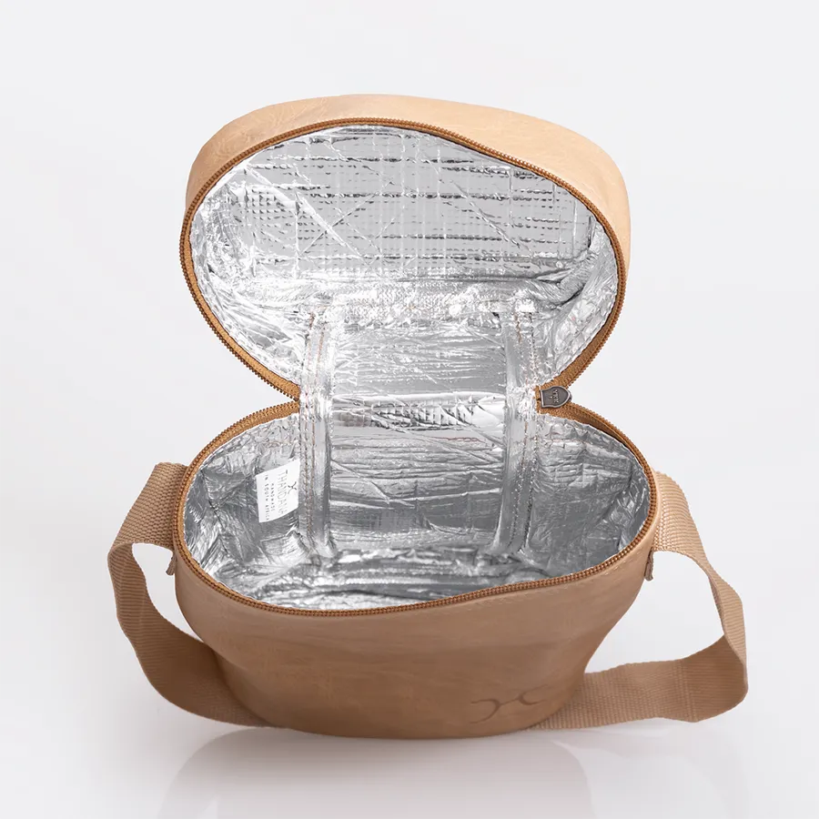 Wine Cooler Double Carry Bag Leather