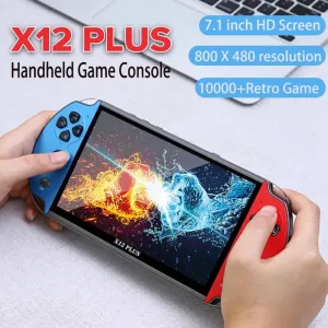 X12 Plus Handheld Game Console X7 X7 Plus 7.1/5.1/4.3 Inch HD Screen