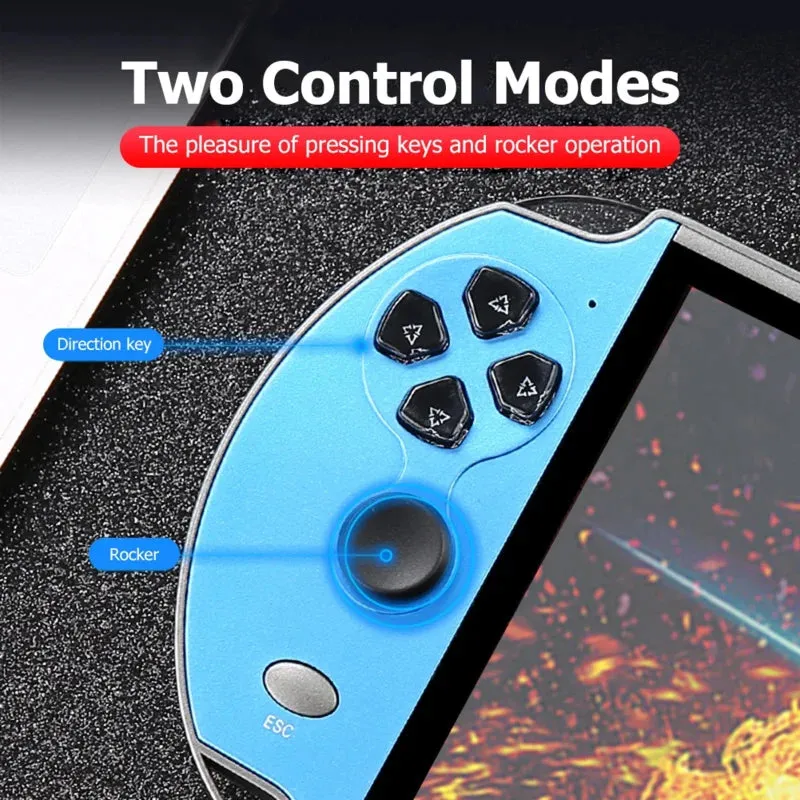 X12 Plus Handheld Game Console X7 X7 Plus 7.1/5.1/4.3 Inch HD Screen